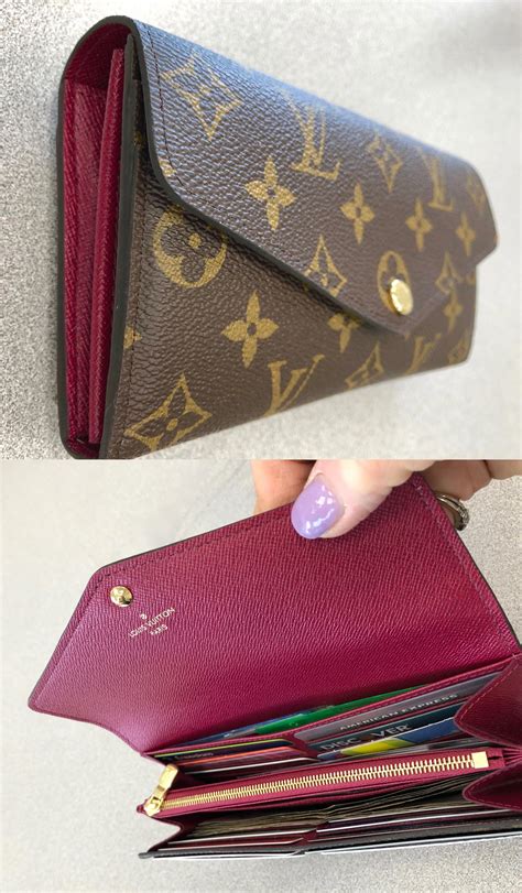 louis vuitton sarah wallet red|authentic louis vuitton zippy wallet.